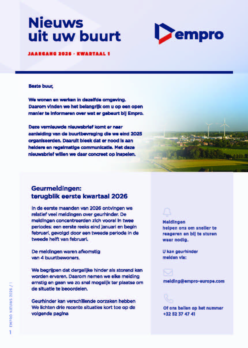 Voorblad van Nieuws uit uw buurt, januari 2026